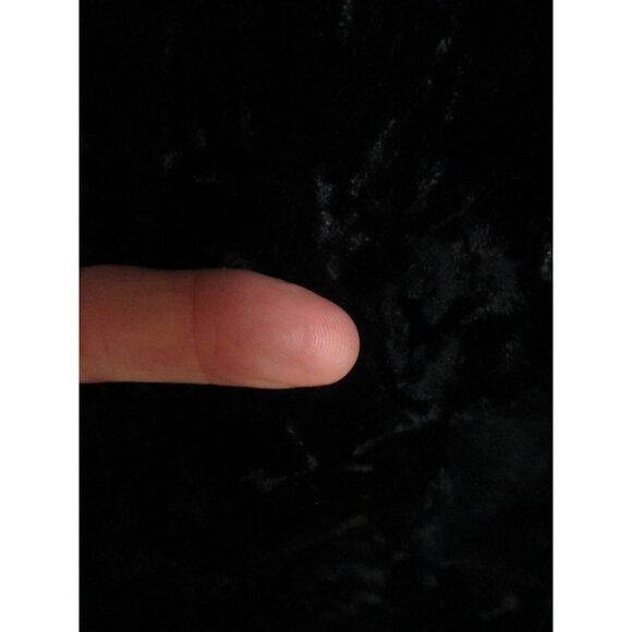 Vintage Women's Dress 6 1960's Crushed Velvet Sheer Sleeve Mod Funeral Veruca S - Picture 10 of 16